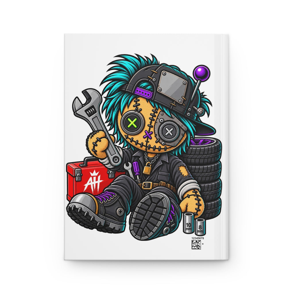 Mechanic Voodoo Doll Hardcover Journal