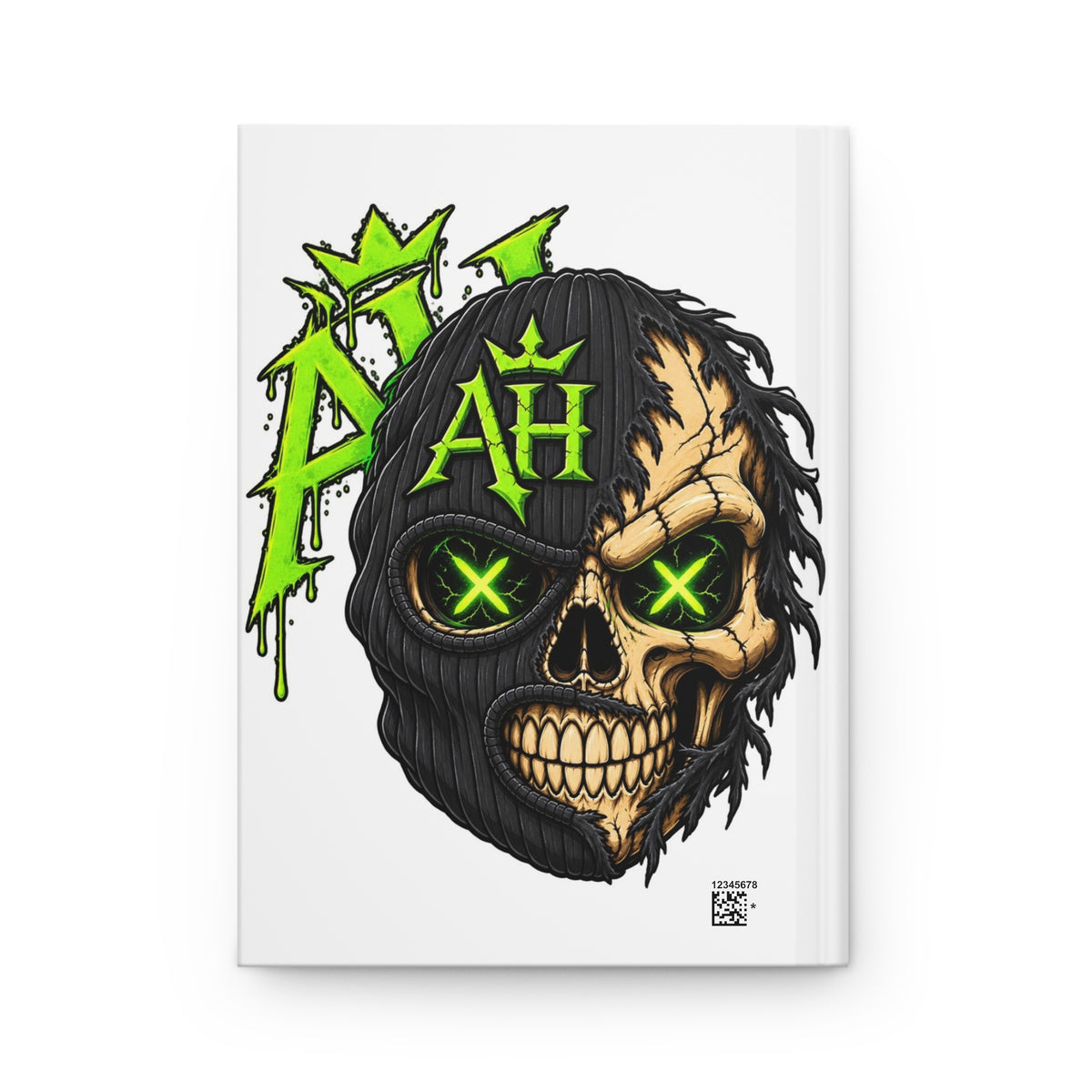 Ski Skull Hardcover Journal