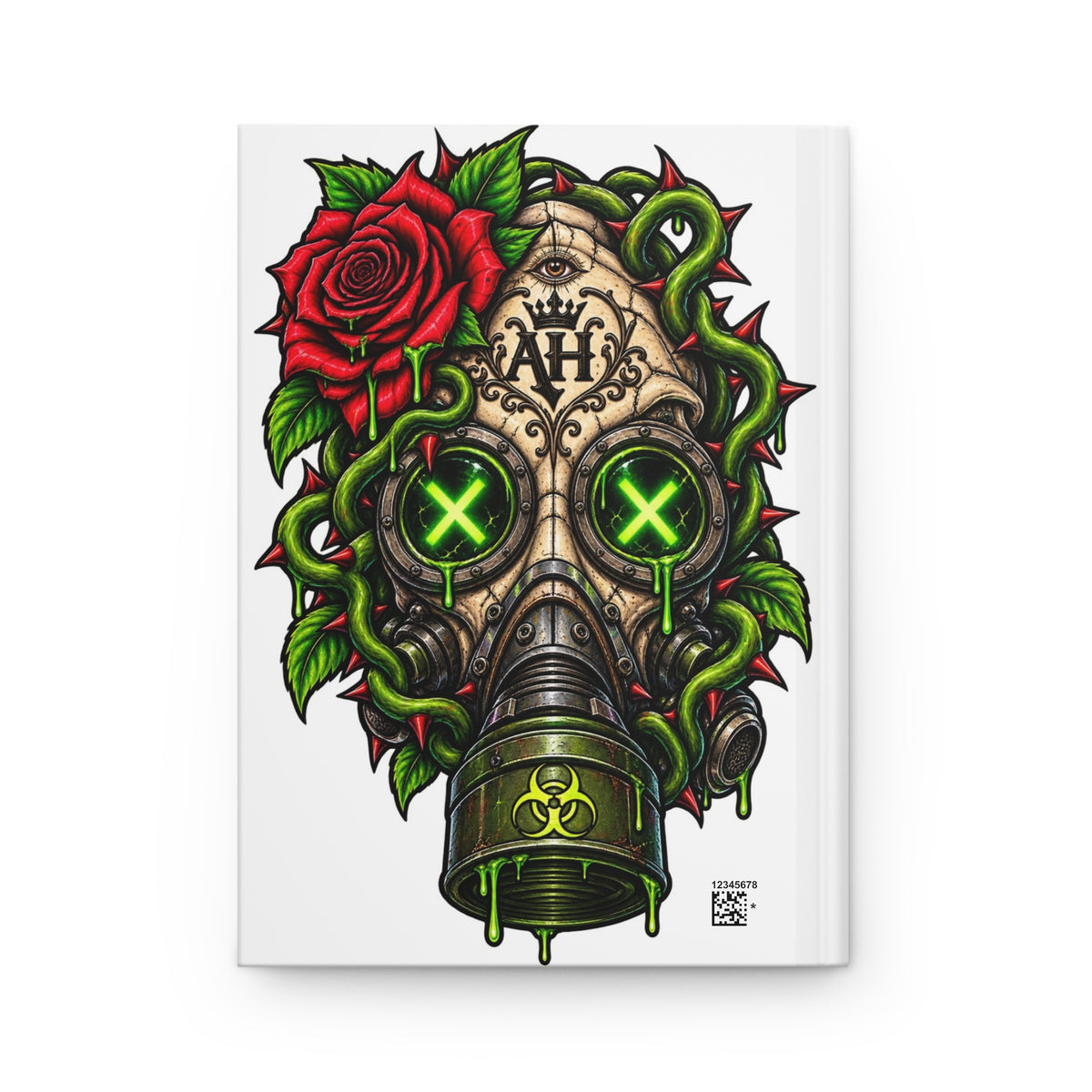 Toxic Bloom Skull Hardcover Journal