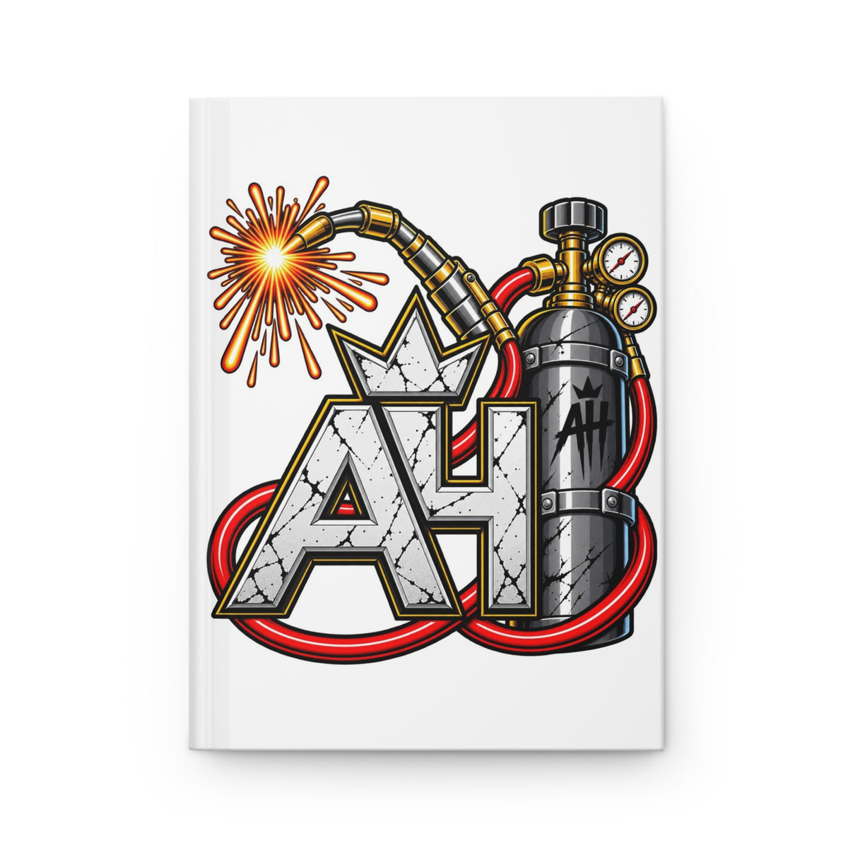 Welder Voodoo Doll Hardcover Journal