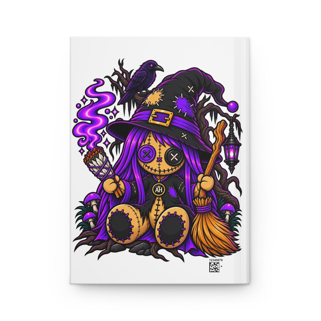Witch Voodoo Doll Hardcover Journal