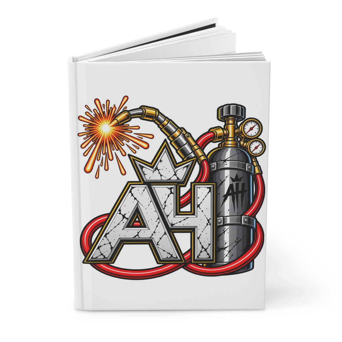 Welder Voodoo Doll Hardcover Journal