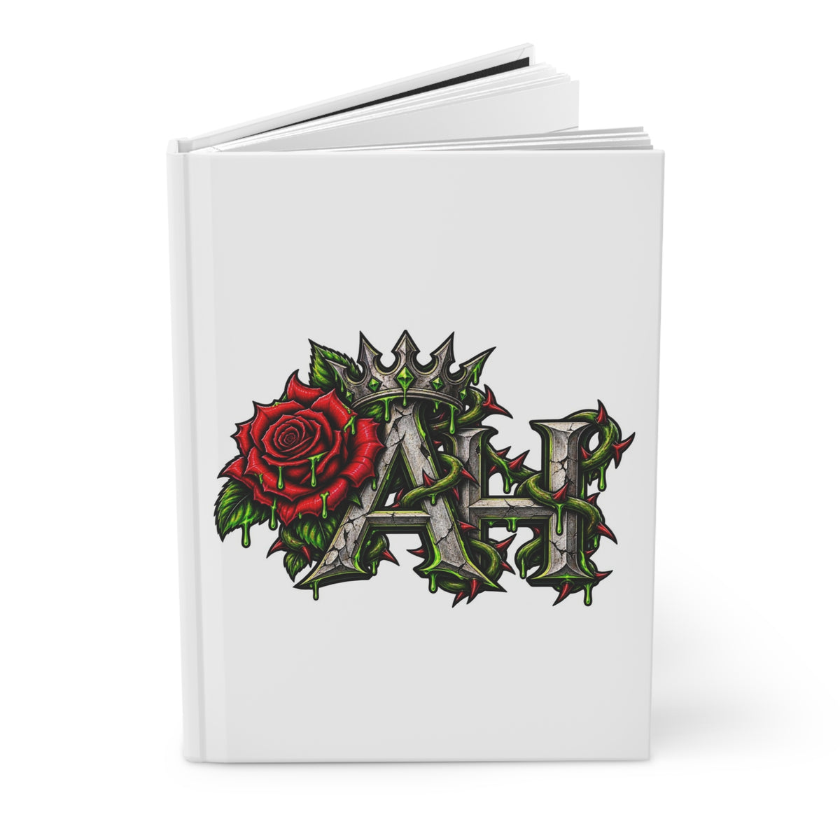 Toxic Bloom Skull Hardcover Journal