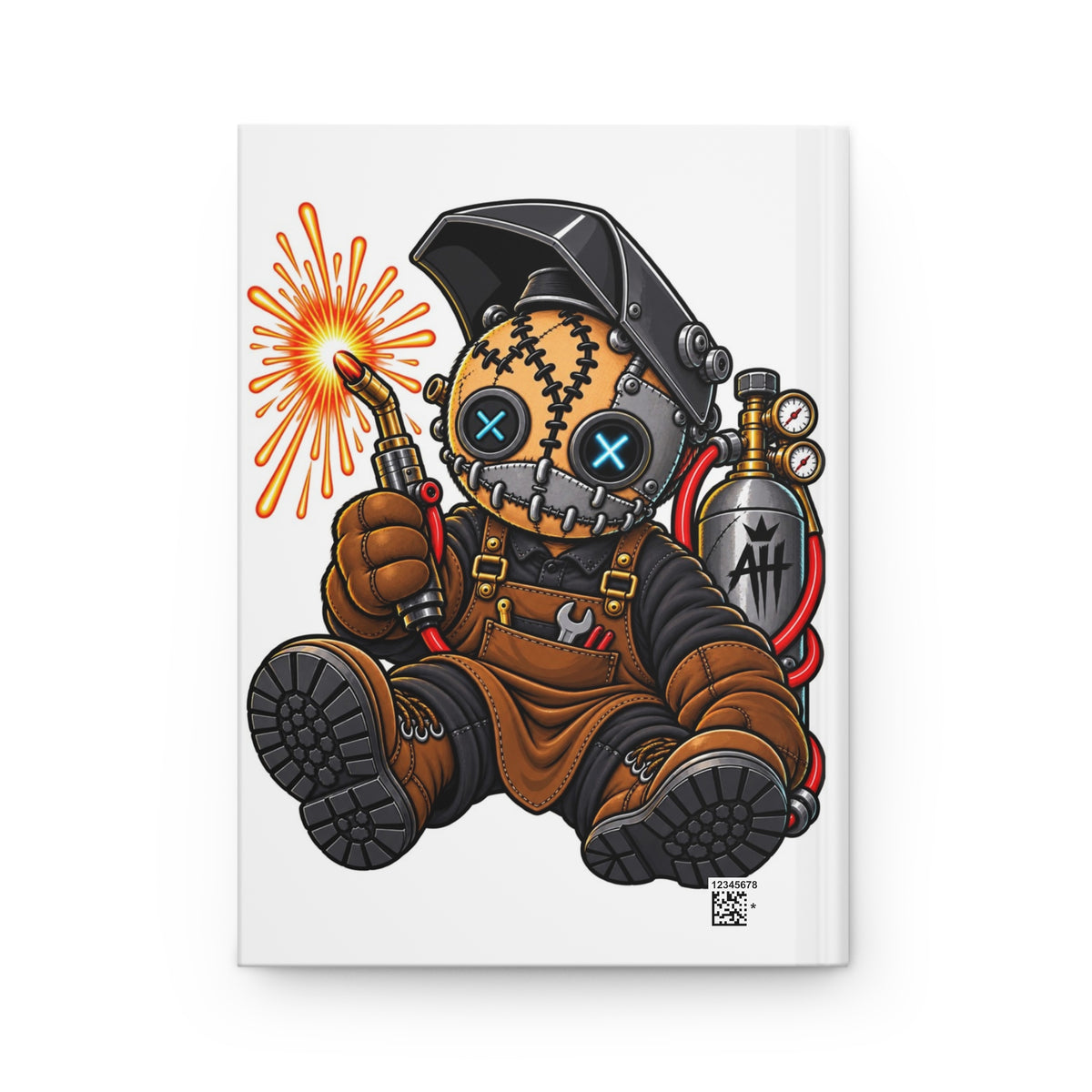 Welder Voodoo Doll Hardcover Journal